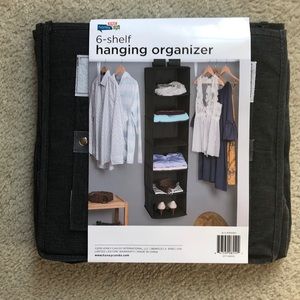 6 shelf hanging organizer